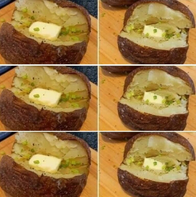 Patate al forno con panna acida ed erba cipollina