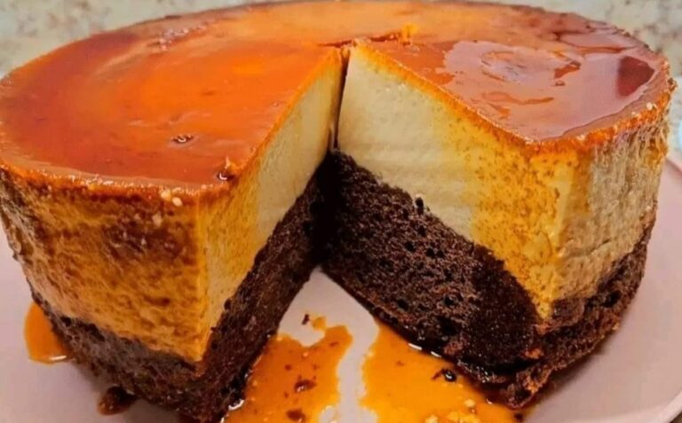 Torta Flan Impossibile Al Cioccolato E Caramellato