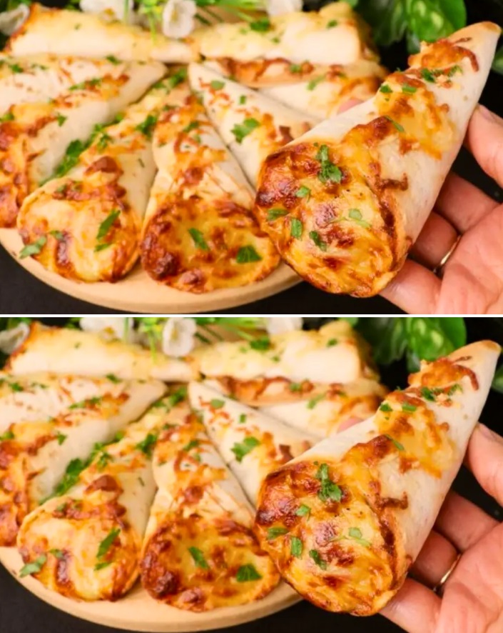 Mini tortillas al tonno e verdure al formaggio