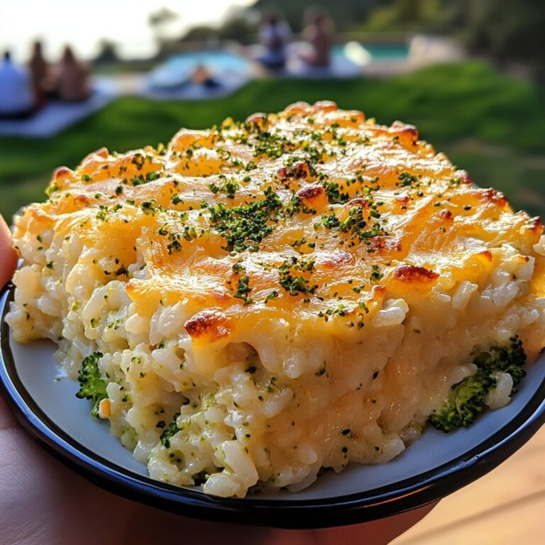 Sformato Cremoso di Riso e Broccoli al Formaggio con Un Tocco Speciale