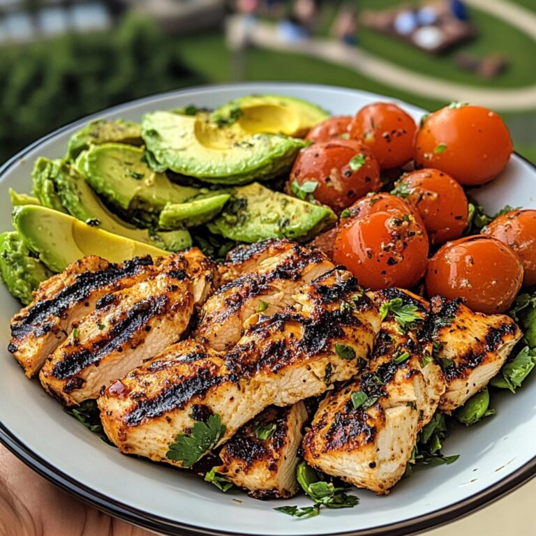 Insalata di Pollo alla Griglia e Avocado con Tocco Speciale
