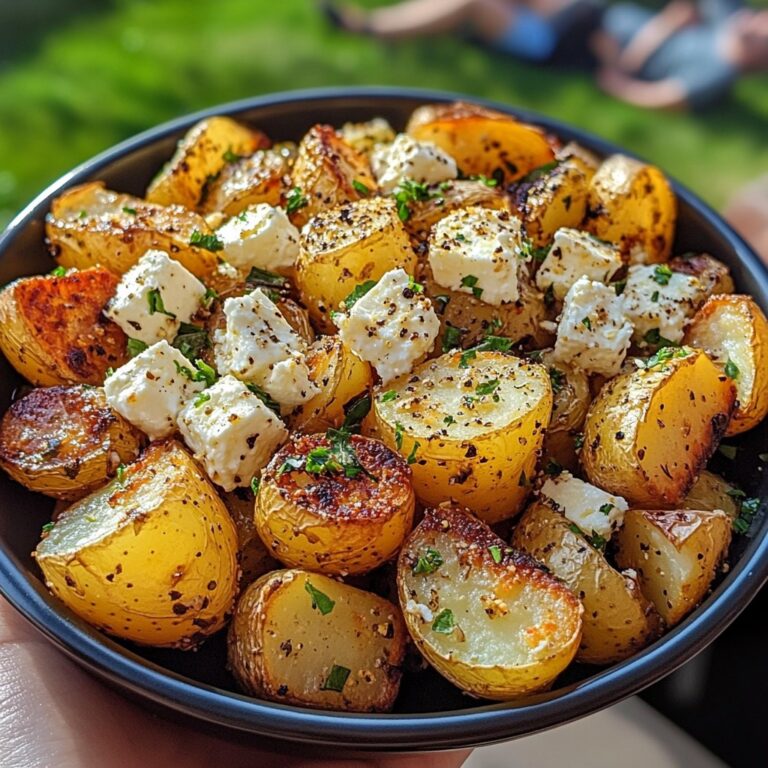 Patate Arrosto con Feta e Aglio