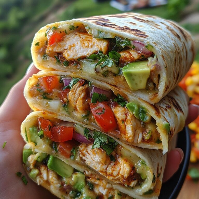 Burritos di Pollo, Avocado e Salsa Ranch con un Tocco Speciale