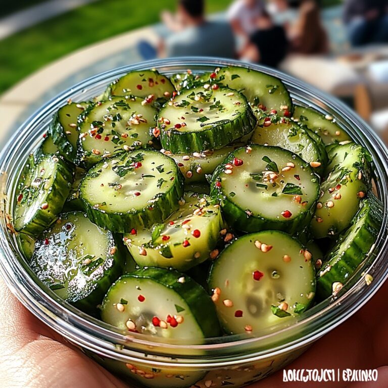 Insalata di Cetrioli in Salamoia da Frigorifero