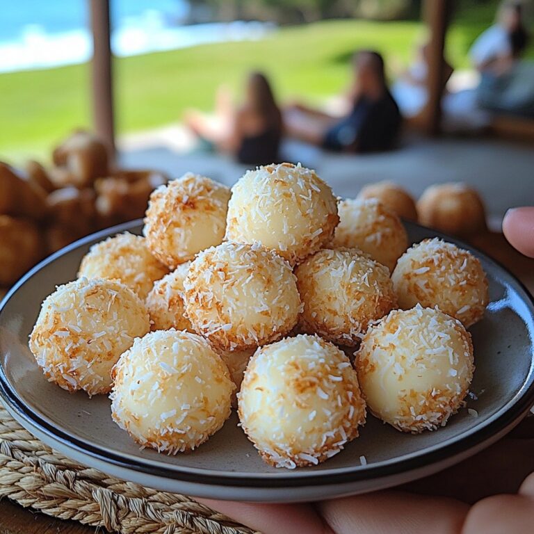 Bocconcini Cheesecake "Palle di Neve" al Cocco – Traduzione in Italiano