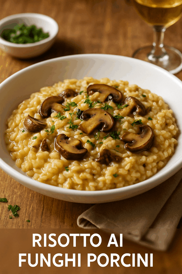 Risotto ai Funghi Porcini: cremoso, profumato e irresistibile!