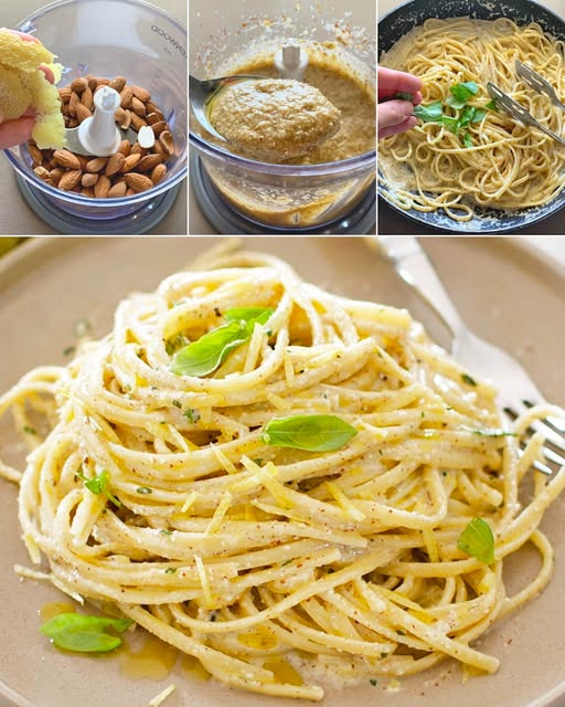 Frulla Mandorle, limone e basilico