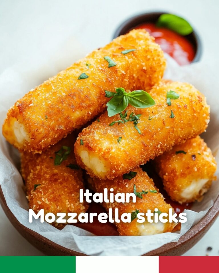 Bastoncini di Mozzarella Fritti Fatti in Casa