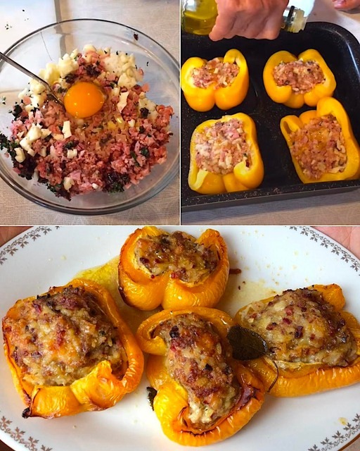 Questo ripieno è da leccarsi i baffi Farcisci i peperoni in questo modo e non potrai più farne a meno!