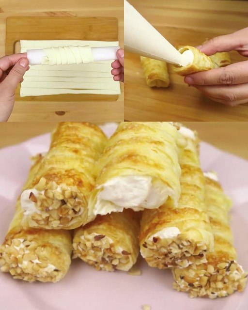 Cannoli di pasta sfoglia: un dolce facile da preparare e delizioso!