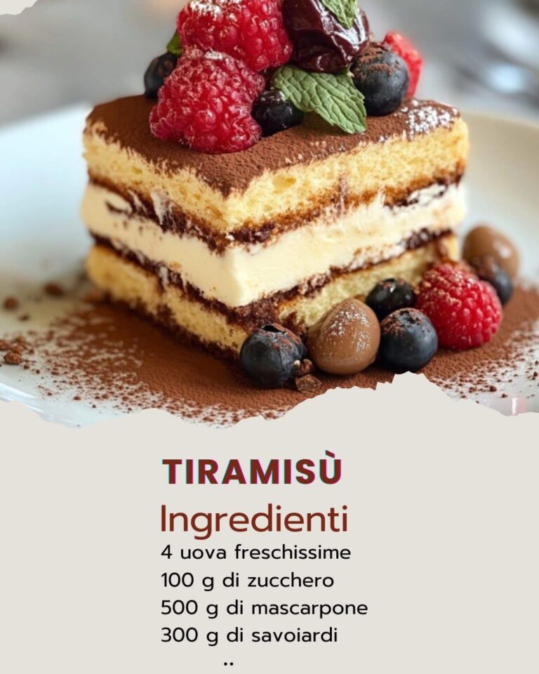 Tiramisù Ricetta Originale