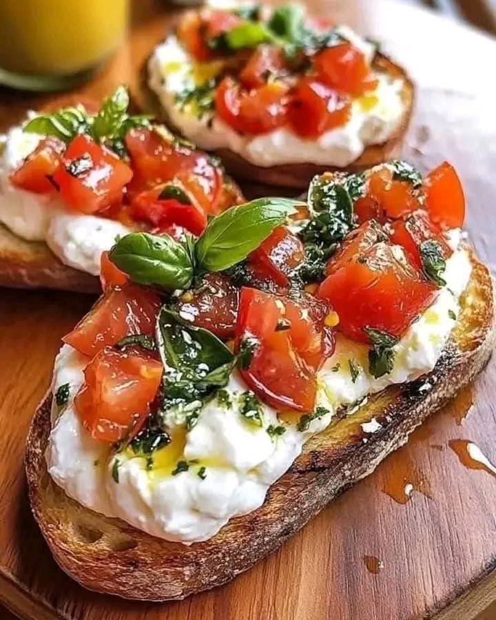 BRUSCHETTA BURRATA BUON APPETITO