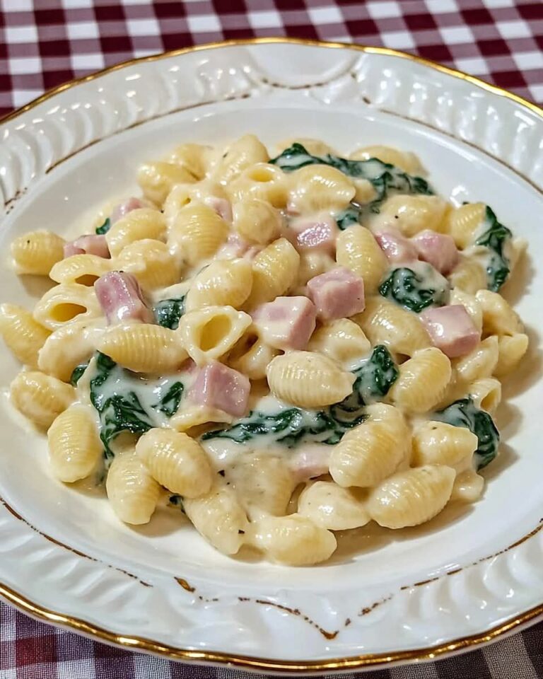 Pasta con Crema di Patate, Rucola e Speck