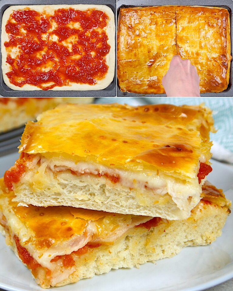 Pizza parrocchiale fatta in casa