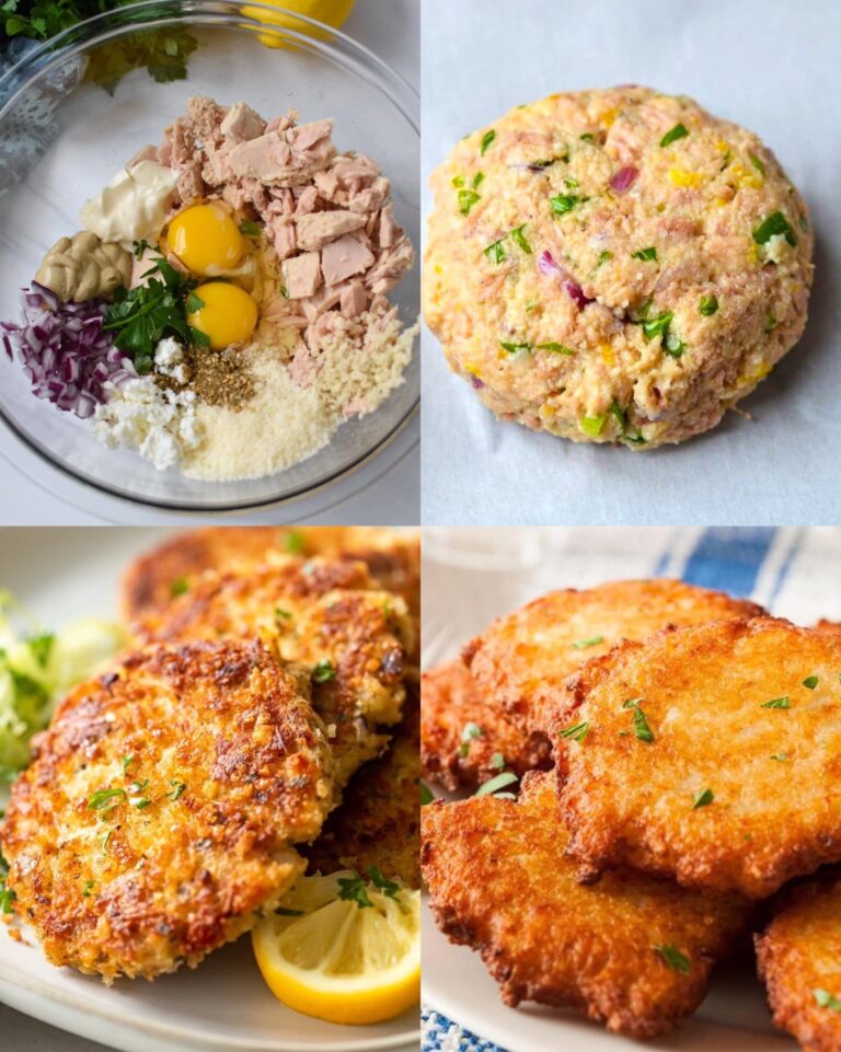 Frittelle di patate e tonno