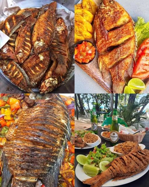 Mojarras con Aglio Mojo