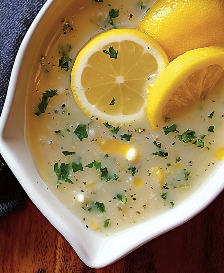 Salsa Cremosa al Limone con Burro, Aglio e Prezzemolo: Un Tocco Elegante per i Tuoi Piatti