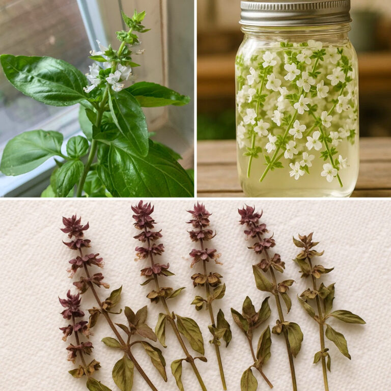 5 cose che puoi fare con i fiori di basilico: non gettarli via