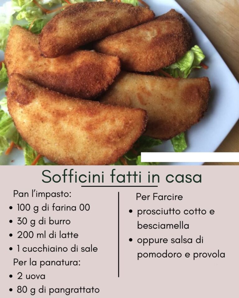 Deliziosi sofficini fatti in casa