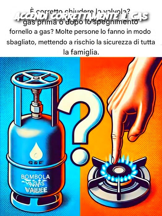Accendi correttamente il gas