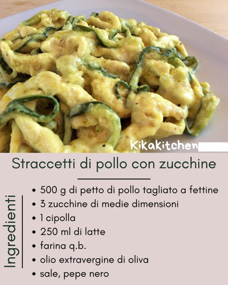 straccetti di pollo con zucchine