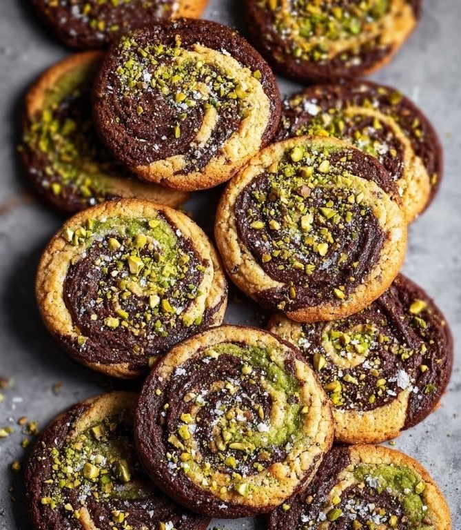 Biscotti al Cioccolato e Pistacchi