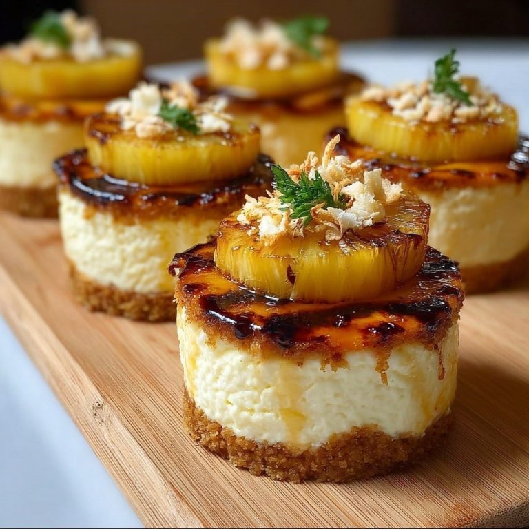 Mini Cheesecake all’Ananas Grigliato