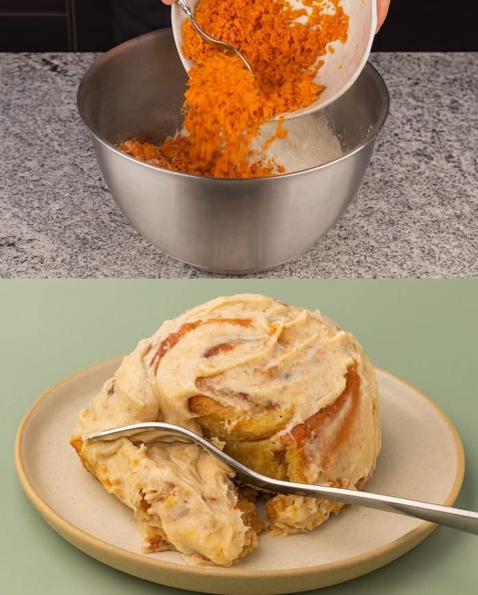 Cinnamon Rolls alle Carote