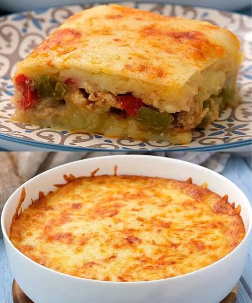 Torta di Pollo e Patate