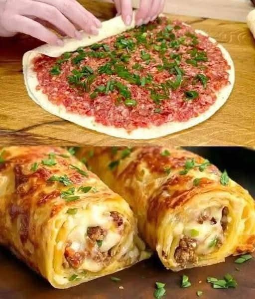 Questi involtini di tortilla con carne macinata sono i preferiti della nostra famiglia!