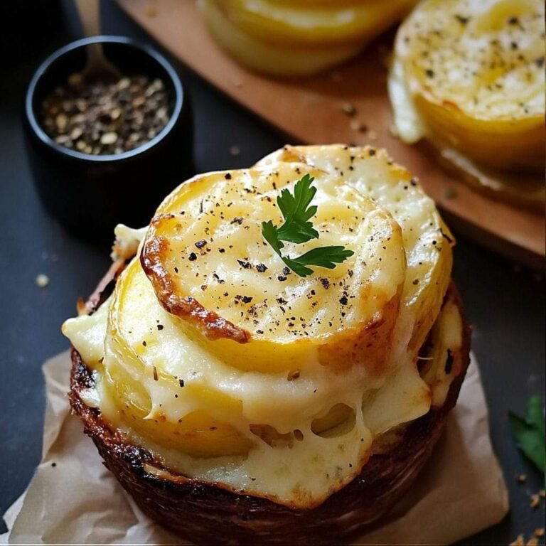 Patate al Forno con Formaggio Raclette e Pancetta Affumicata