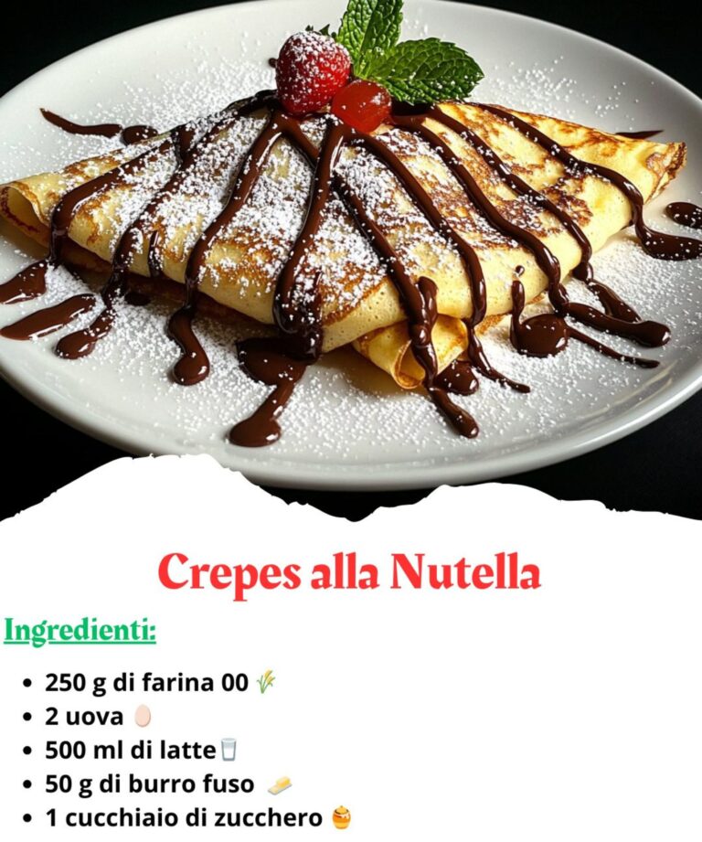 Crepes alla Nutella: Il Dolce Perfetto per Ogni Momento!