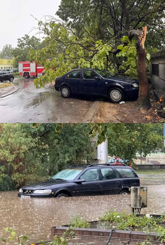 È iniziato! Una forza potente ha colpito questa parte del nostro Paese; le strade…
