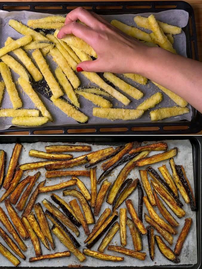 Bastoncini croccanti di melanzane al forno: l’alternativa sana alle patatine