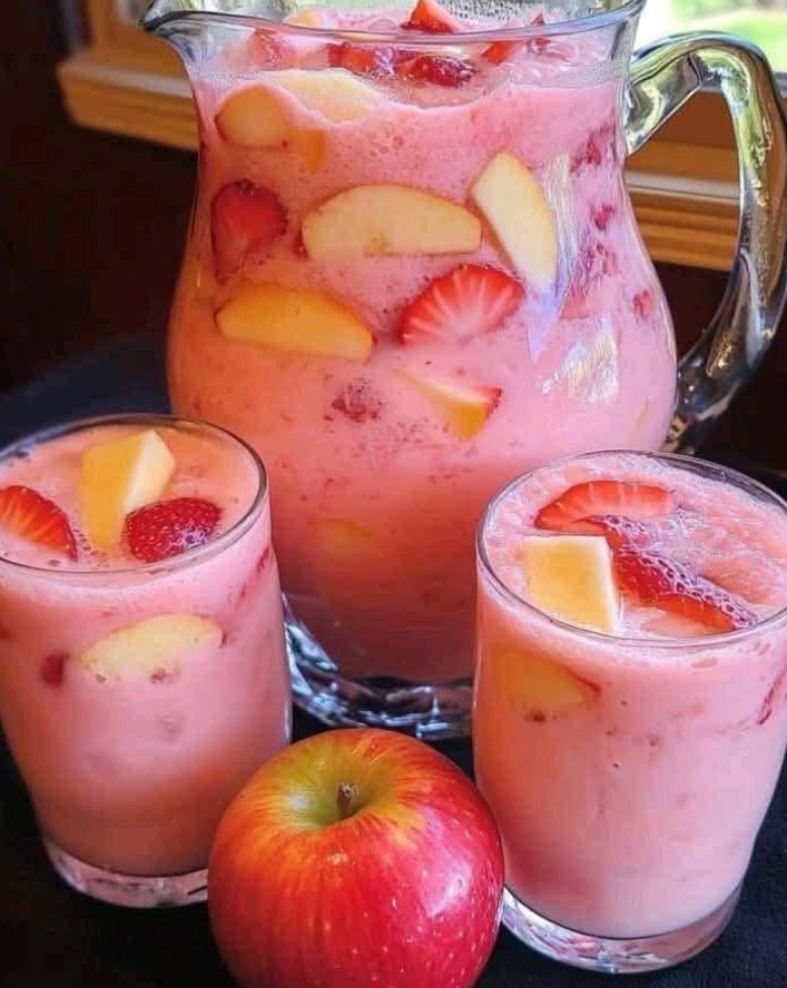 Il punch cremoso di fragole e mele definitivo: un rinfresco strepitoso per ogni incontro