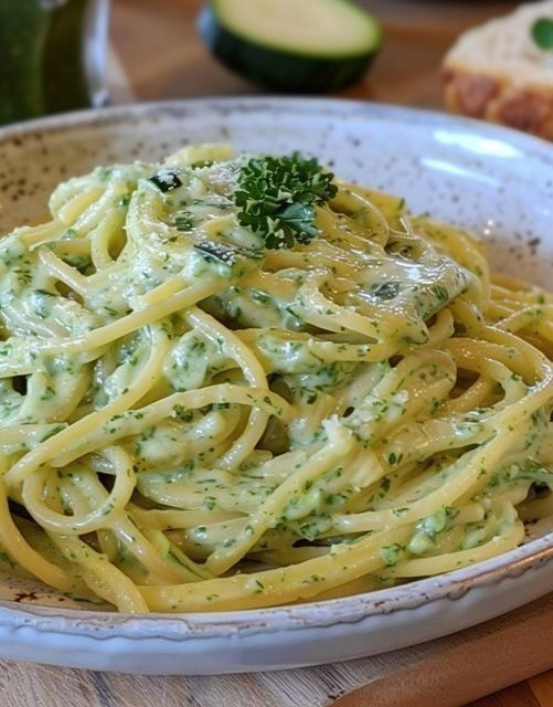 Spaghetti con crema di zucchine: cremosi, leggeri e pronti in pochi minuti
