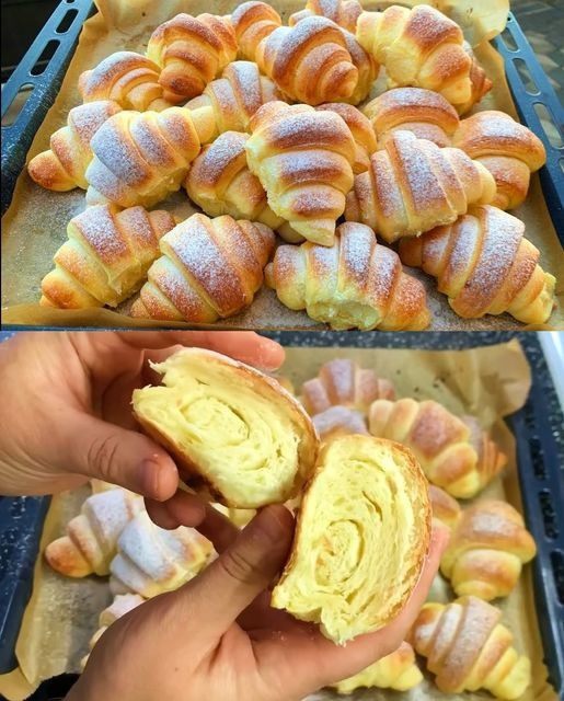 Cornetti alla Crema in Soli 10 Minuti!