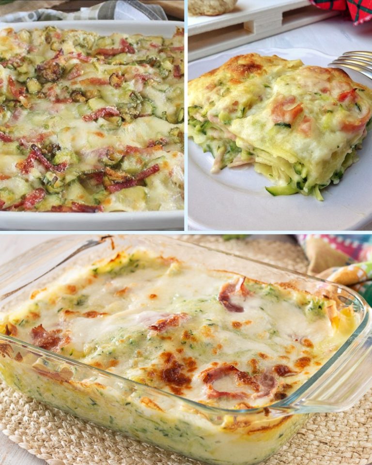 LASAGNE CON ZUCCHINE E PROSCIUTTO