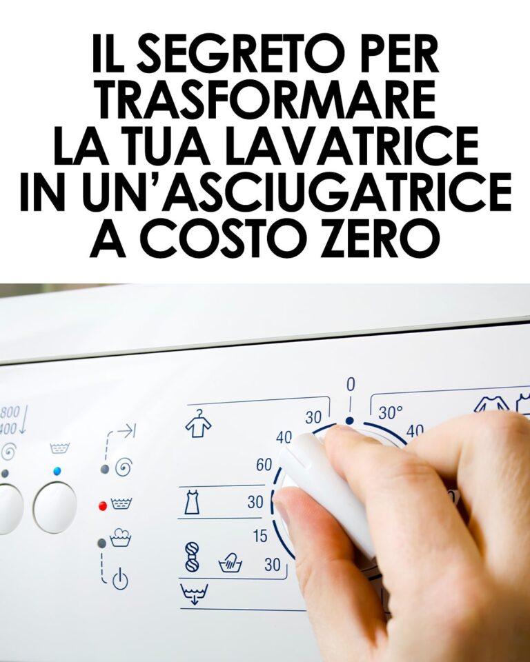 Il trucchetto per usare la tua lavatrice come se fosse un’asciugatrice: ecco come fare