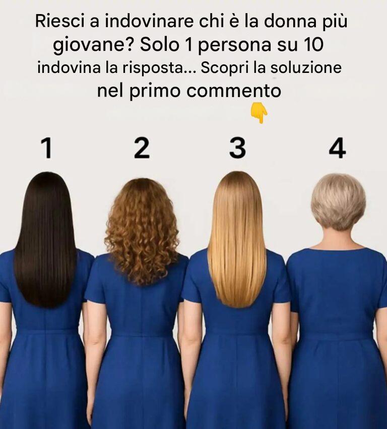 Riesci a indovinare chi è il più giovane