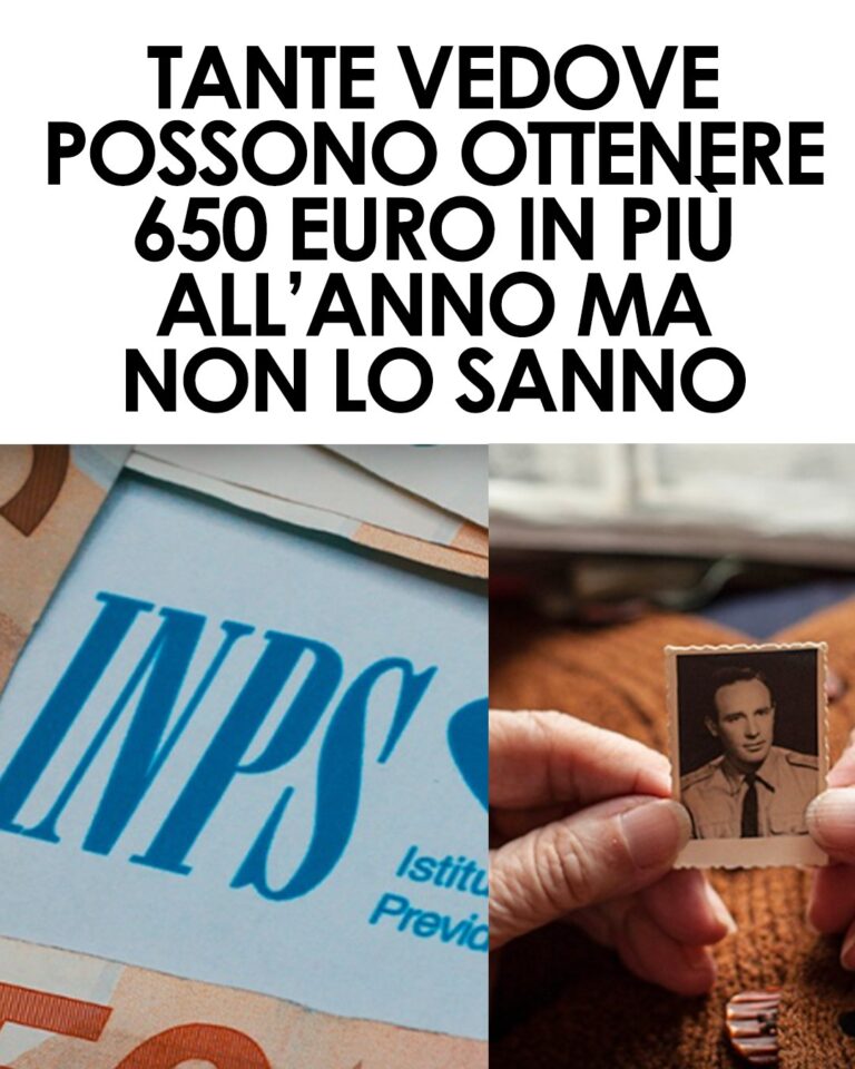 Le vedove possono richiedere all’INPS 635 euro annui oltre la reversibilità: ecco come funziona