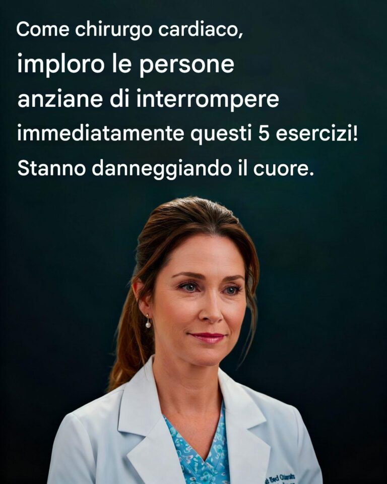 Anziani, vi fornisco 5 esercizi che endommagent lentemente il vostro cuore