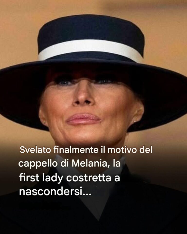 Dopo anni di voci, è stato appena svelato il motivo del cappello di Melania
