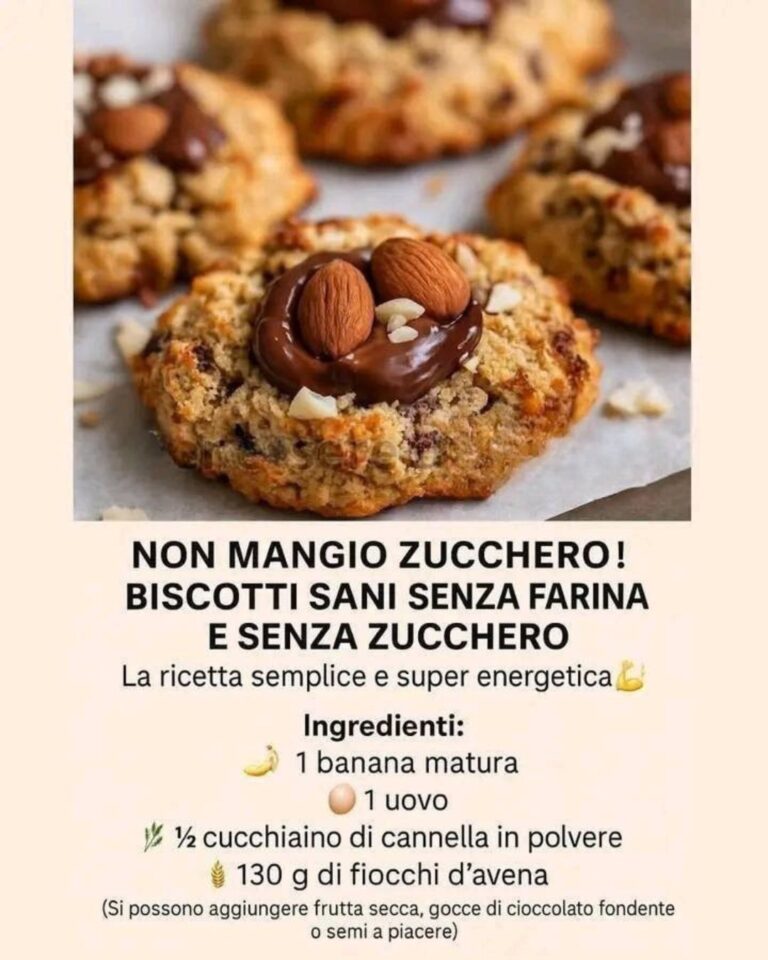 Biscotti senza zucchero e senza farina: energia e gusto in ogni morso