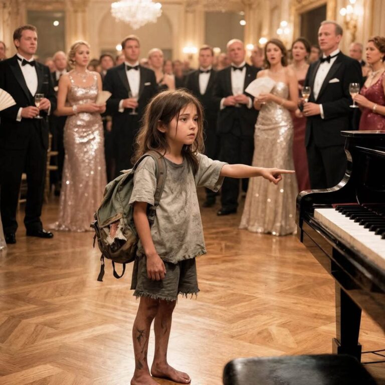 “Posso suonare per un piatto di cibo?” — Il giorno in cui una ragazzina affamata di 12 anni si sedette al pianoforte… e fece tacere una stanza piena di gente ricca
