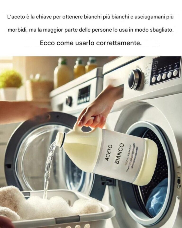 L’aceto: il segreto per bianchi più bianchi e asciugamani più morbidi