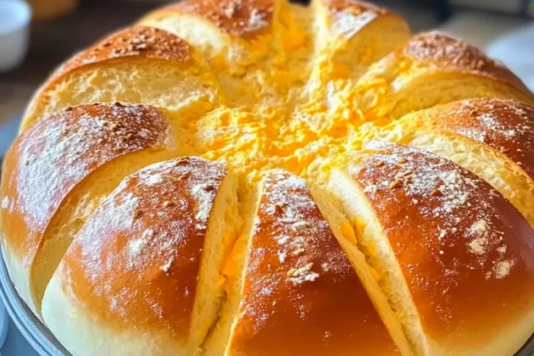 Pane Ripieno al Formaggio Cheddar: soffice e irresistibile
