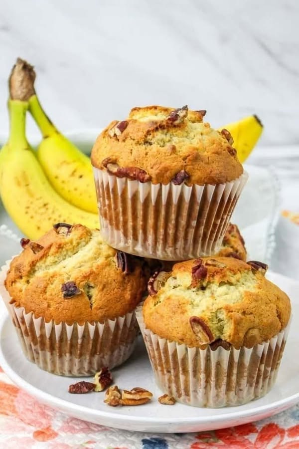 Ricetta per muffin banana e noci