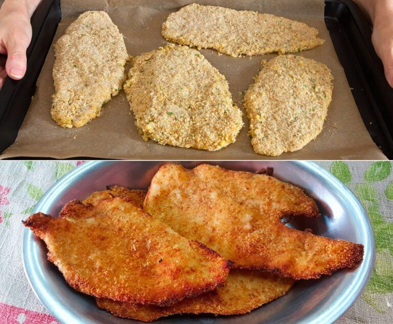 Cotoletta al forno croccante e dorata