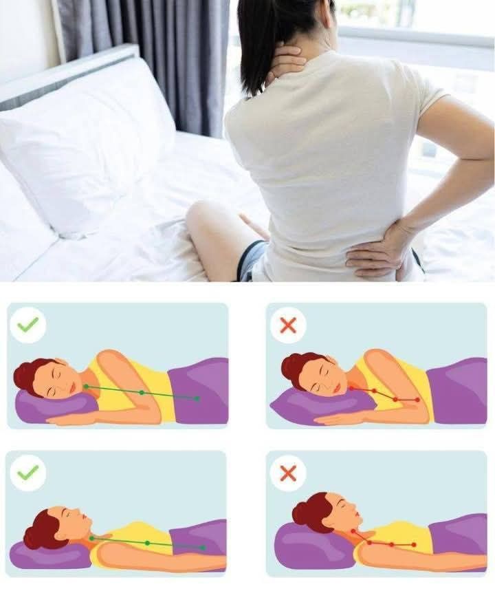 5 rischi per la salute del cuscino sbagliato